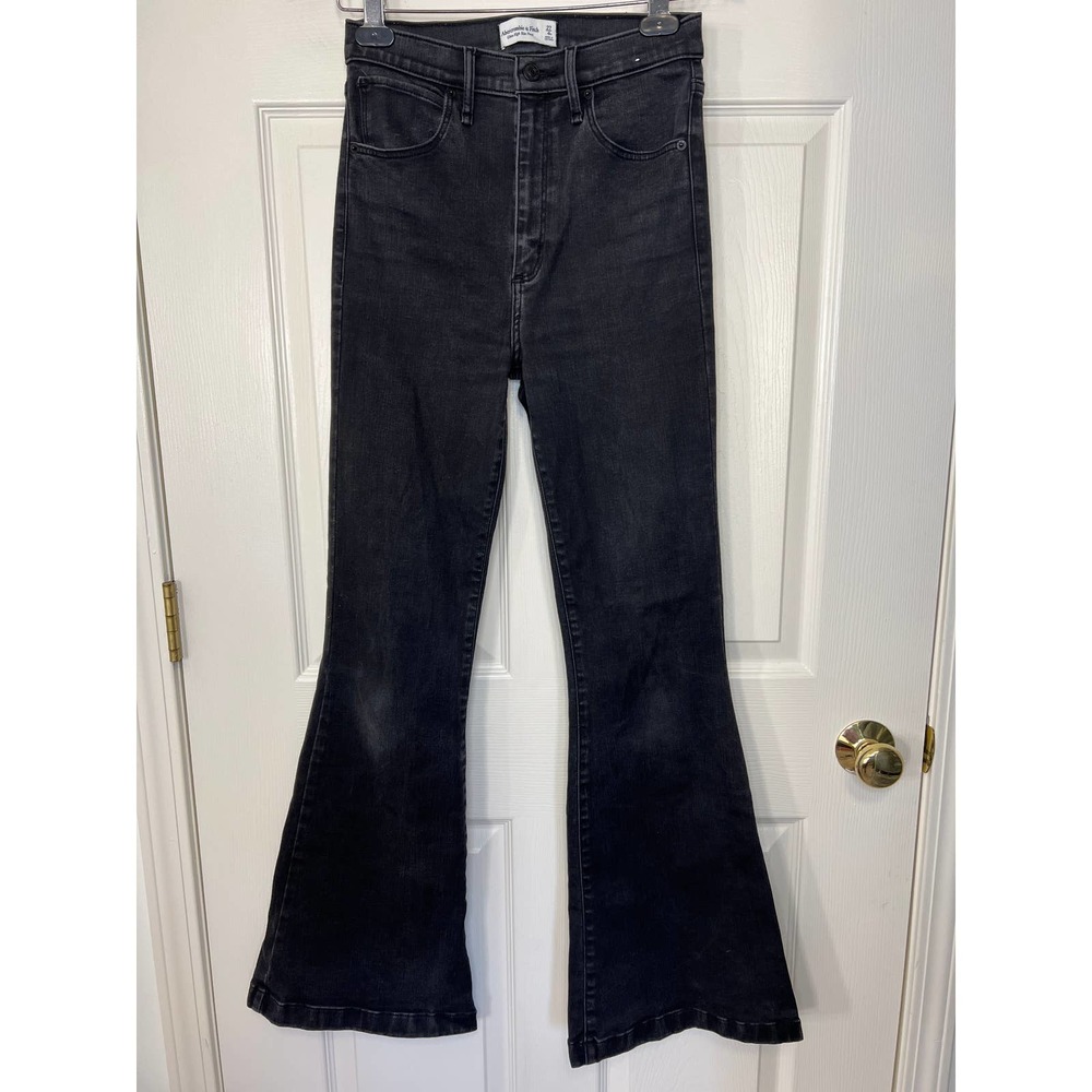 Abercrombie & Fitch Black Flare Jeans
